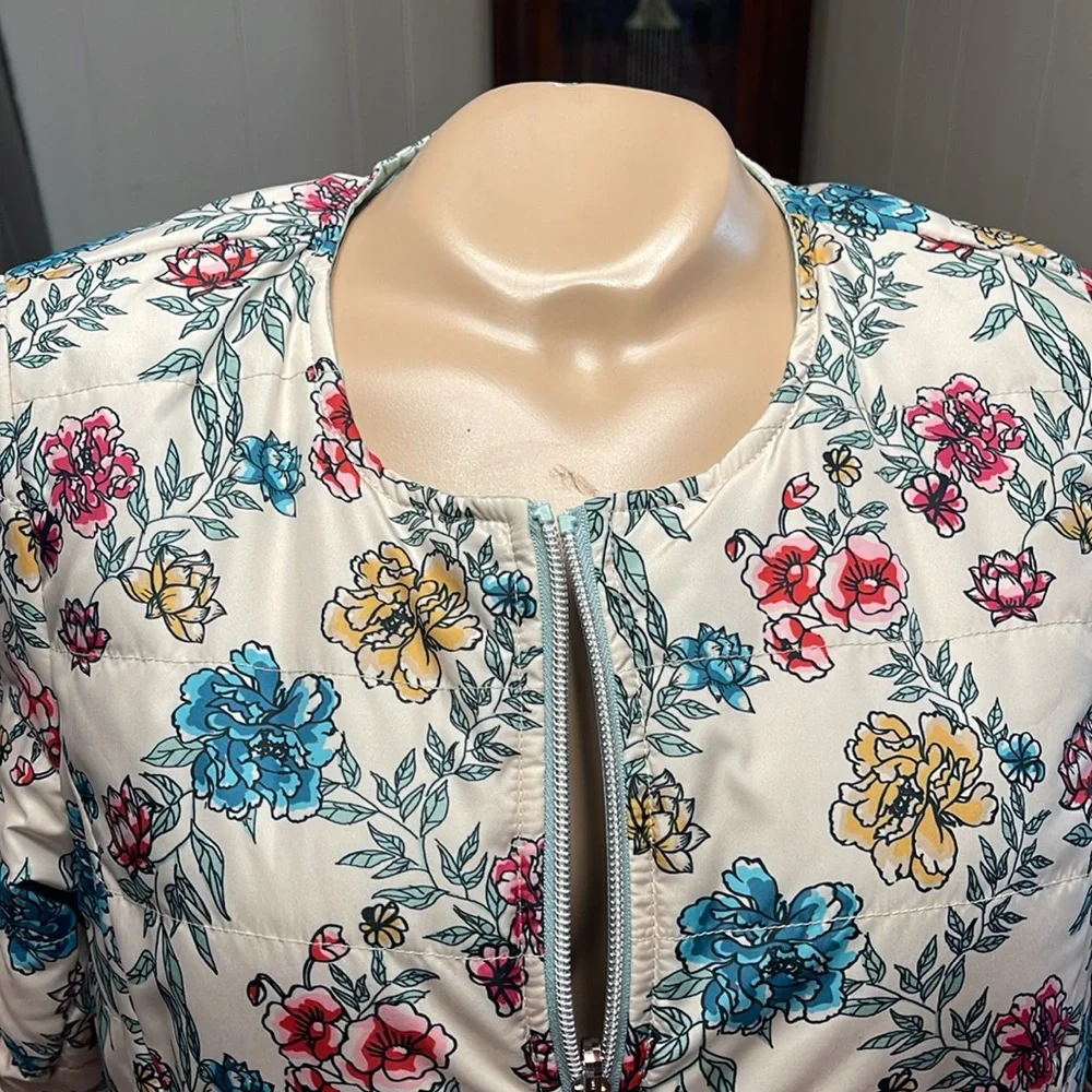 Cotton Traders Quilted Reversible Jacket Size 6 - tags Attached